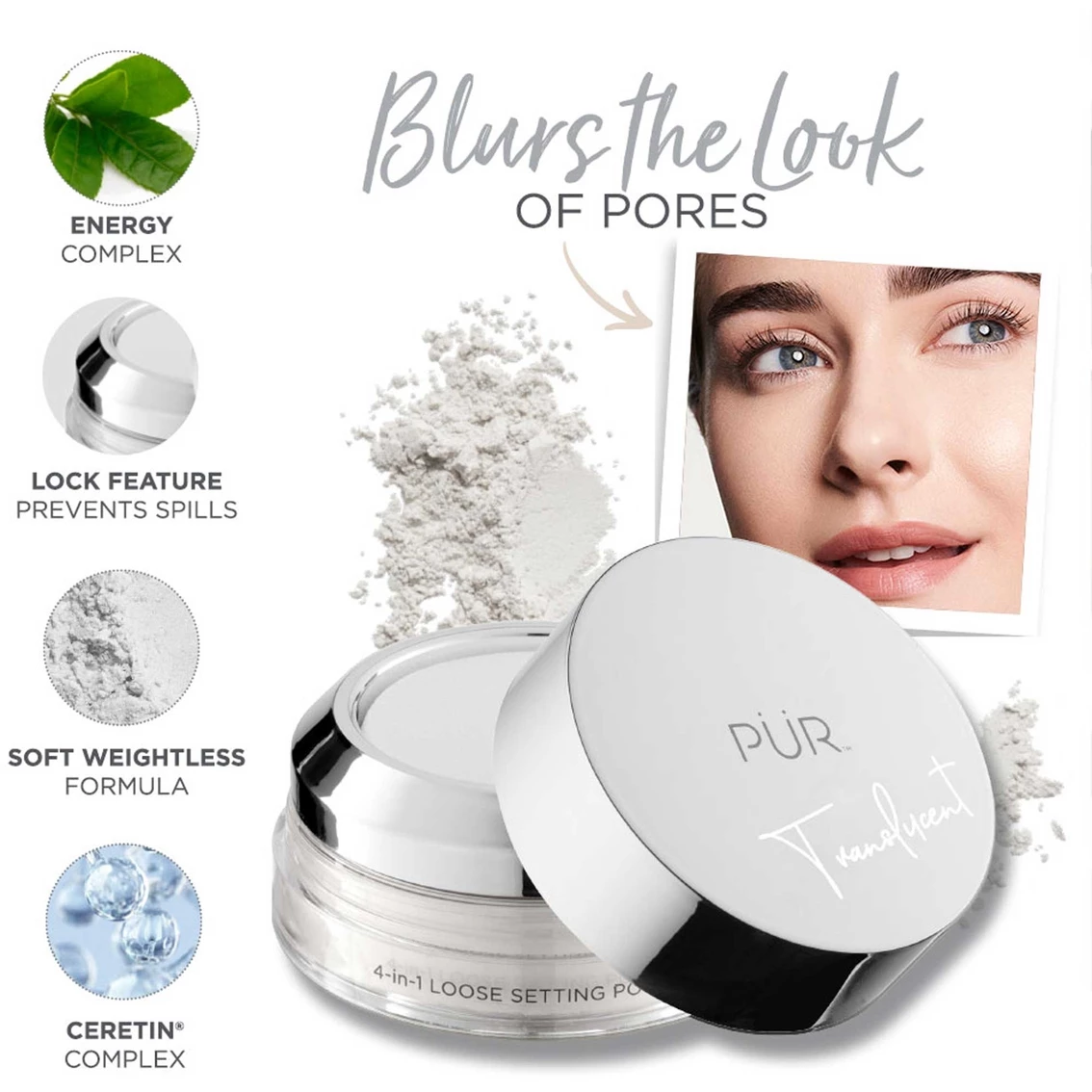 Discount π₯° PUR Beauty 4 In 1 Loose Setting Powder .3 Oz. π₯ 4 Discount π₯° PUR Beauty 4 In 1 Loose Setting Powder .3 Oz. π₯ - Image 2