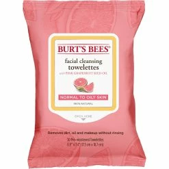 Outlet ❤️ Burt's Bees Pink Grape Towelettes 30 Ct. 🎉