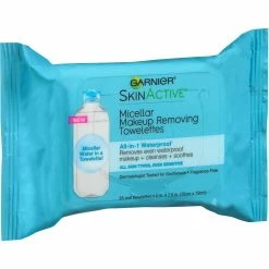 Outlet 🤩 Garnier SkinActive Micellar Makeup Removing Towelettes All-in-1 Waterproof 25 Ct. ⌛