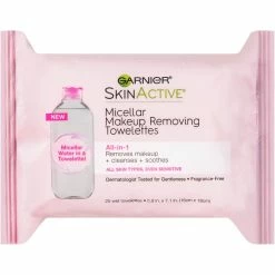 Promo 🌟 Garnier SkinActive Micellar Makeup Removing Towelettes 25 Ct. ✔️
