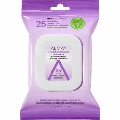 Hot Sale 🧨 Almay Biodegradable Longwear Makeup Remover Cleansing Towelettes, 25 Ct. 😉