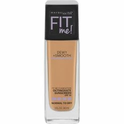 Best Pirce 🔥 Maybelline New York Maybelline Fit Me Dewy + Smooth Liquid Foundation Makeup With SPF 18 🎁