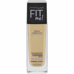 Best Pirce 🔥 Maybelline New York Maybelline Fit Me Dewy + Smooth Liquid Foundation Makeup With SPF 18 🎁 -Makeup Remover Shop unnamed file 714