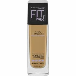 Best Pirce 🔥 Maybelline New York Maybelline Fit Me Dewy + Smooth Liquid Foundation Makeup With SPF 18 🎁 -Makeup Remover Shop unnamed file 715