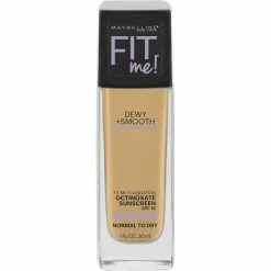 Best Pirce 🔥 Maybelline New York Maybelline Fit Me Dewy + Smooth Liquid Foundation Makeup With SPF 18 🎁 -Makeup Remover Shop unnamed file 717